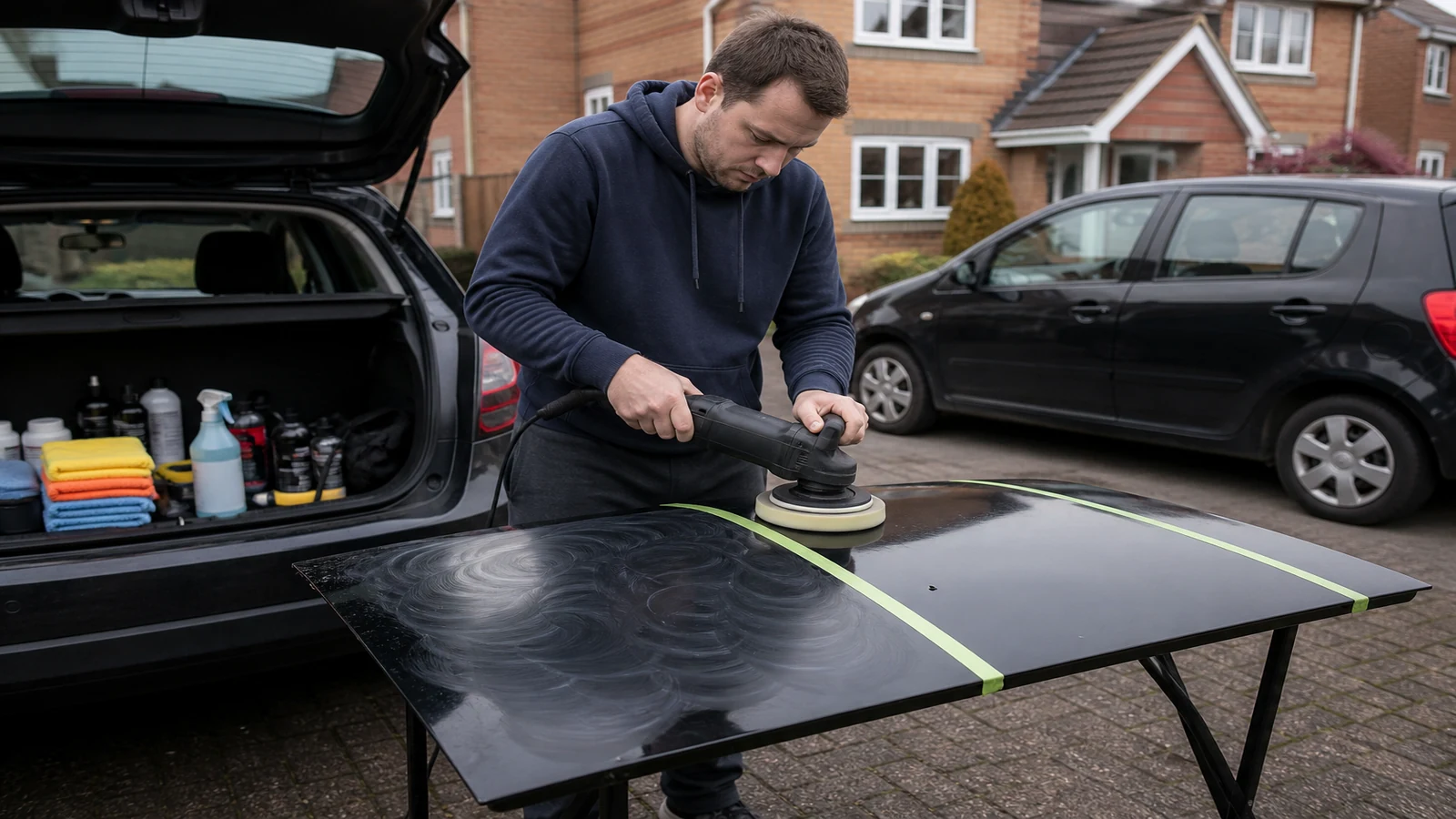 UK cordless car polisher context for search: how to use a dual action polisher for beginners UK