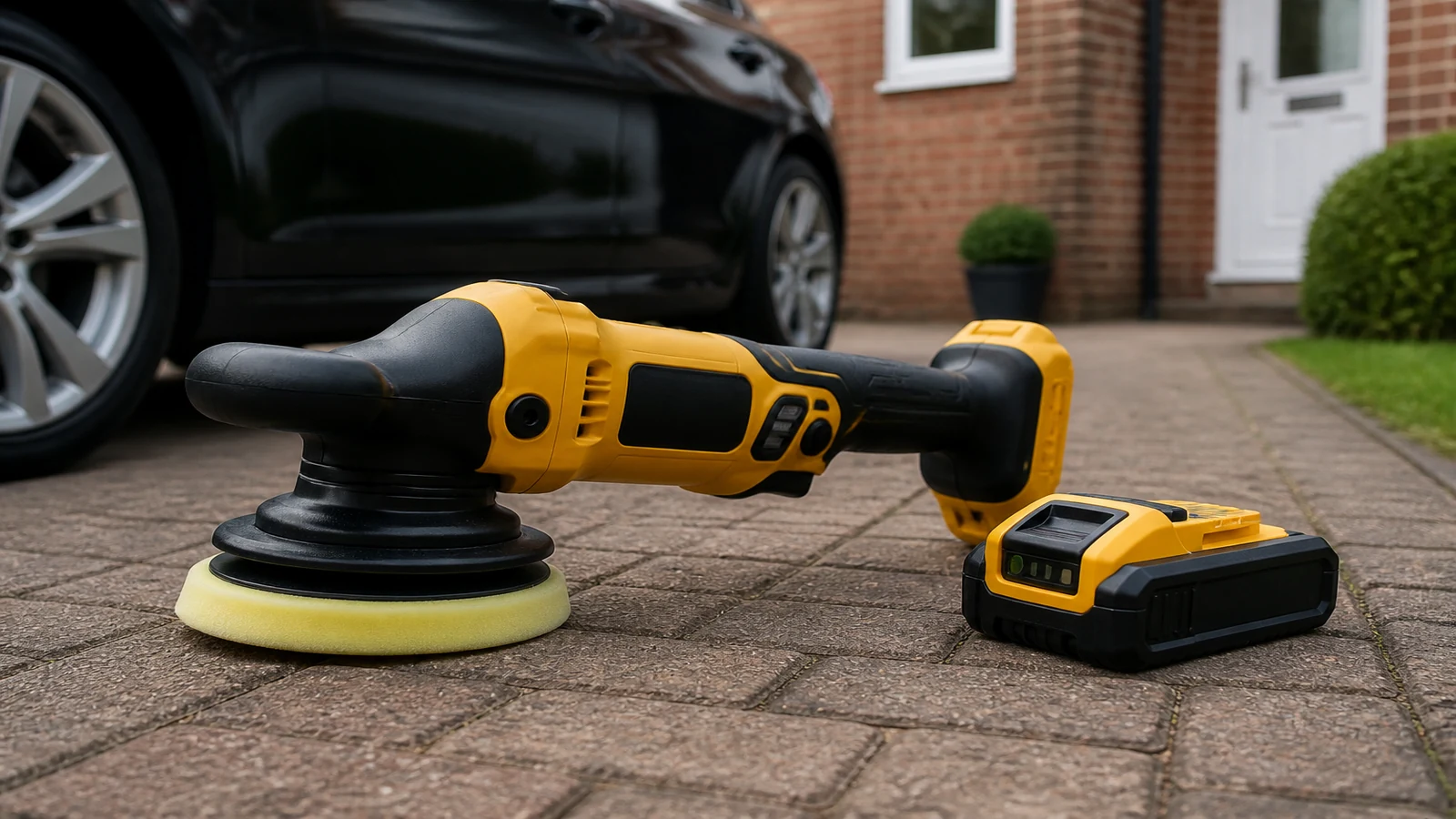 UK cordless car polisher context for search: is one battery enough to polish a whole car